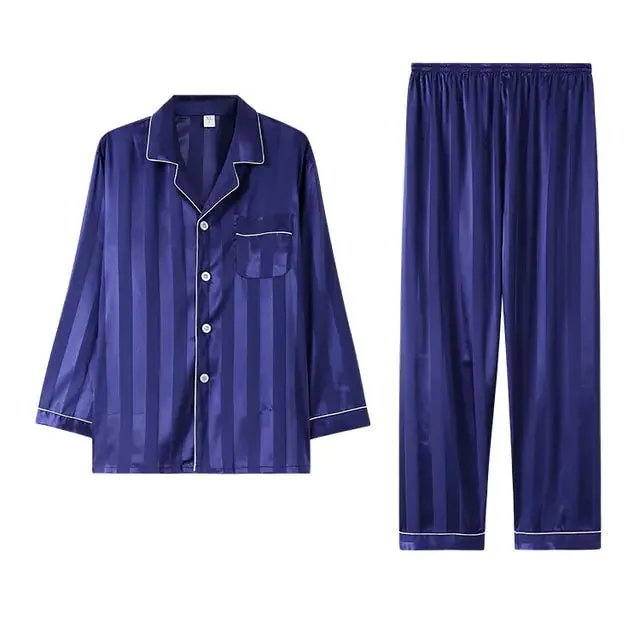 Luxury Men's Silk Lounge Set
