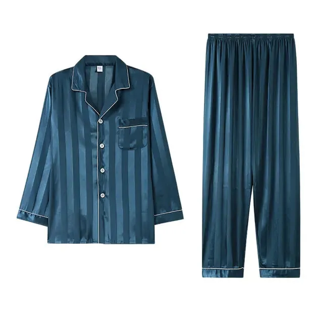 Luxury Men's Silk Lounge Set