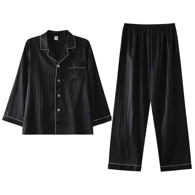 Luxury Men's Silk Lounge Set