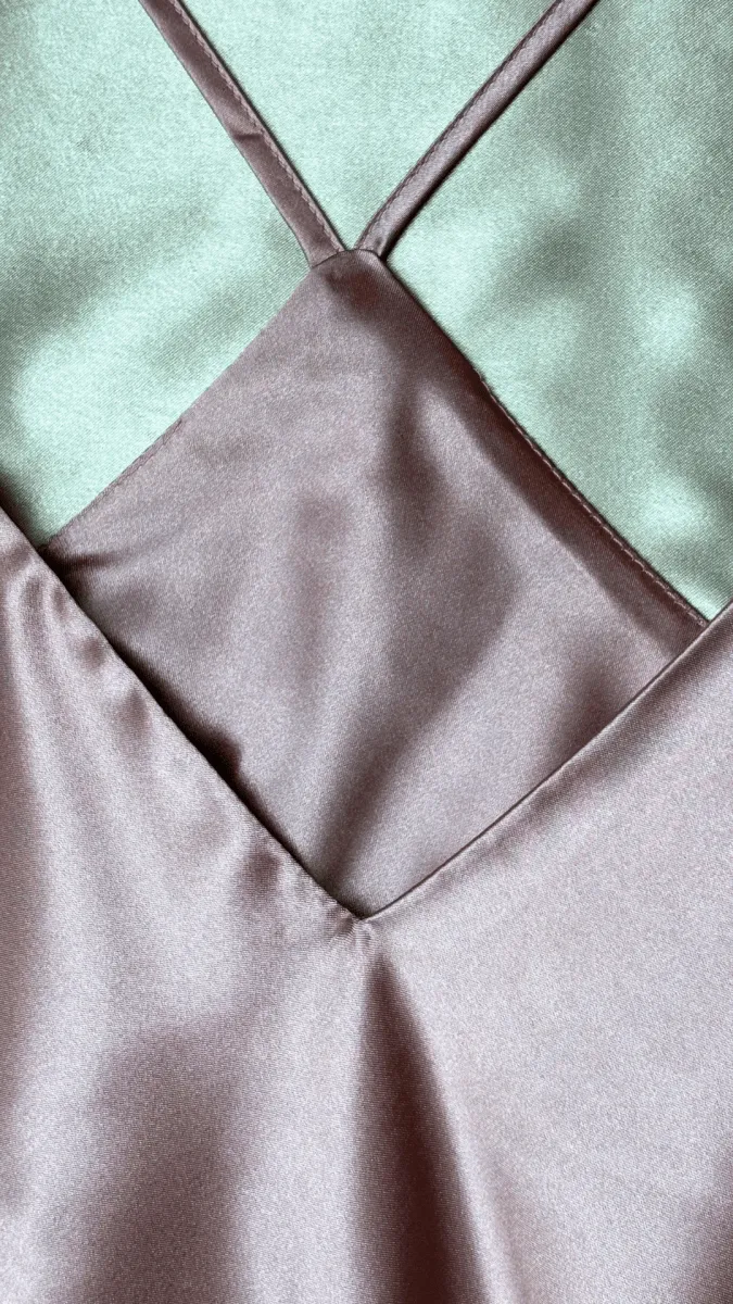 Luxury Satin Pink Pajama Tank