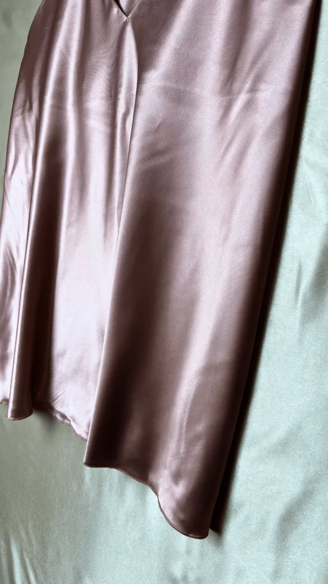 Luxury Satin Pink Pajama Tank