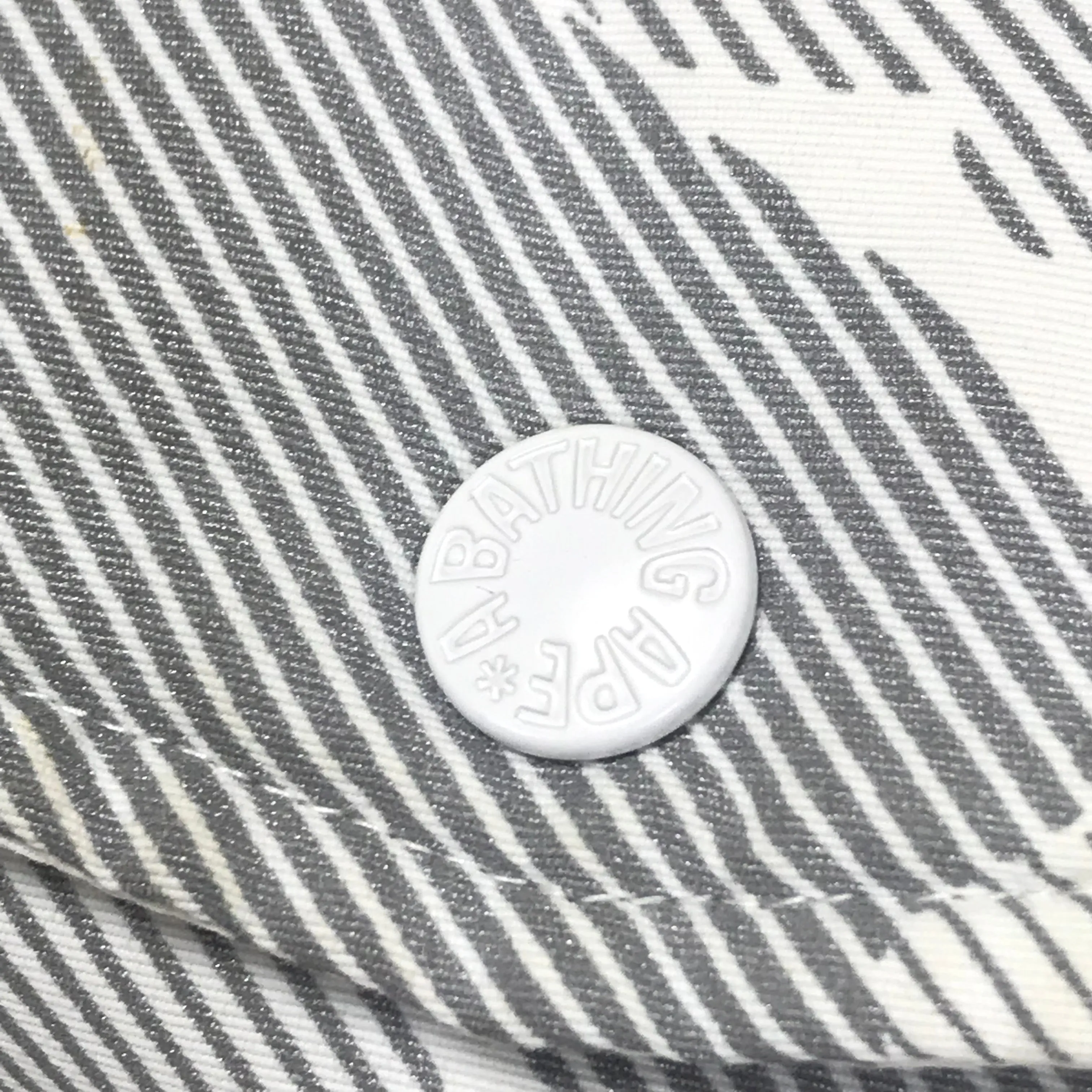 [M] A Bathing Ape Bape Reflective Camo B-3 Down Jacket