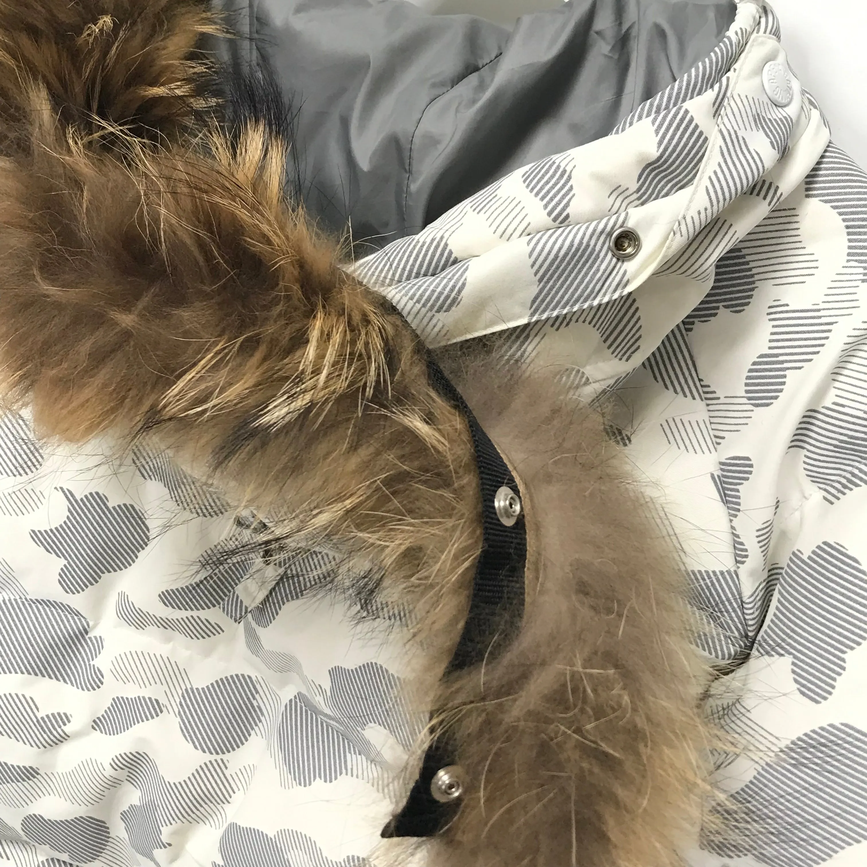 [M] A Bathing Ape Bape Reflective Camo B-3 Down Jacket