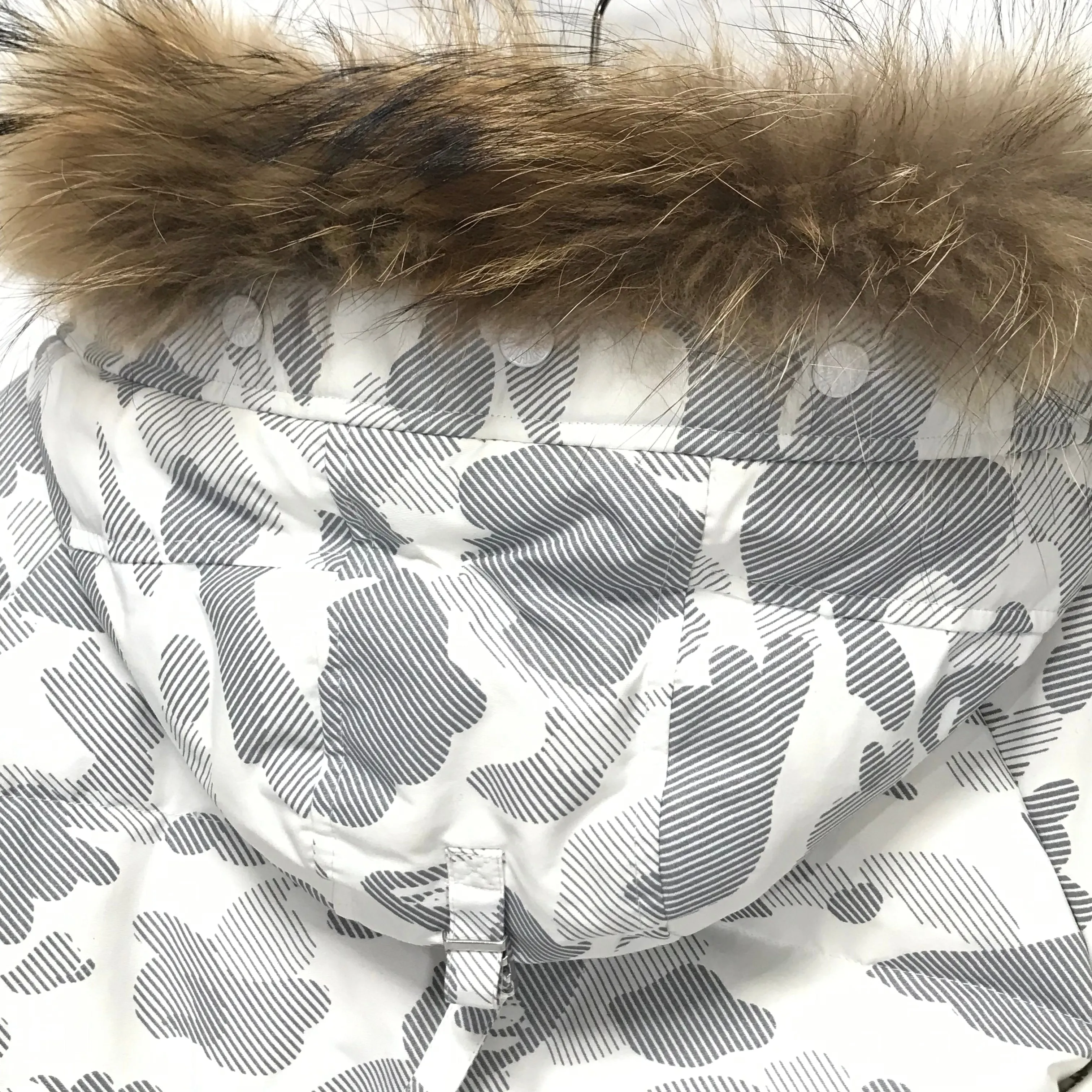 [M] A Bathing Ape Bape Reflective Camo B-3 Down Jacket