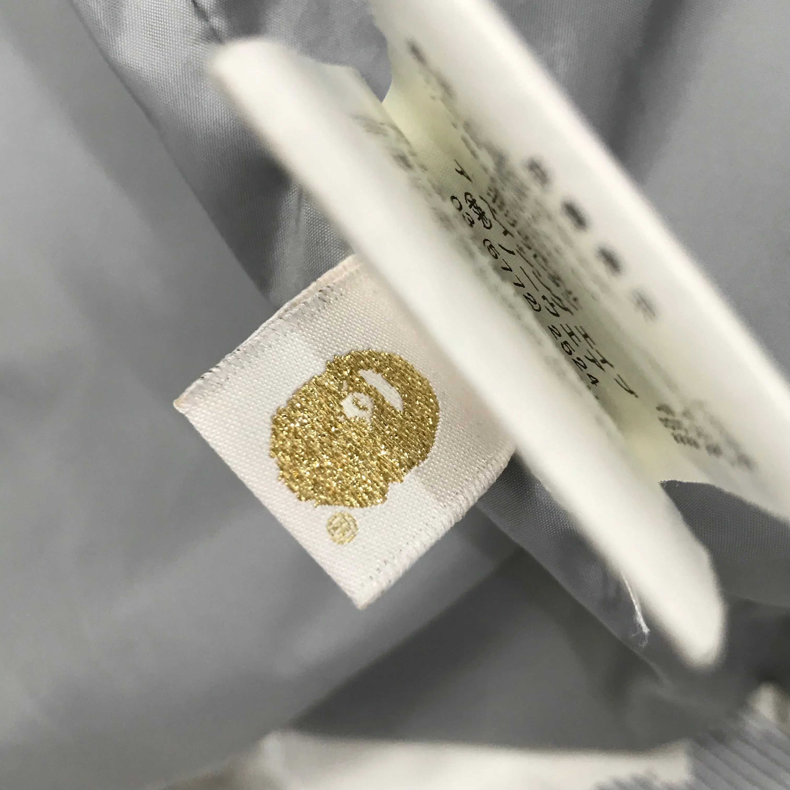 [M] A Bathing Ape Bape Reflective Camo B-3 Down Jacket