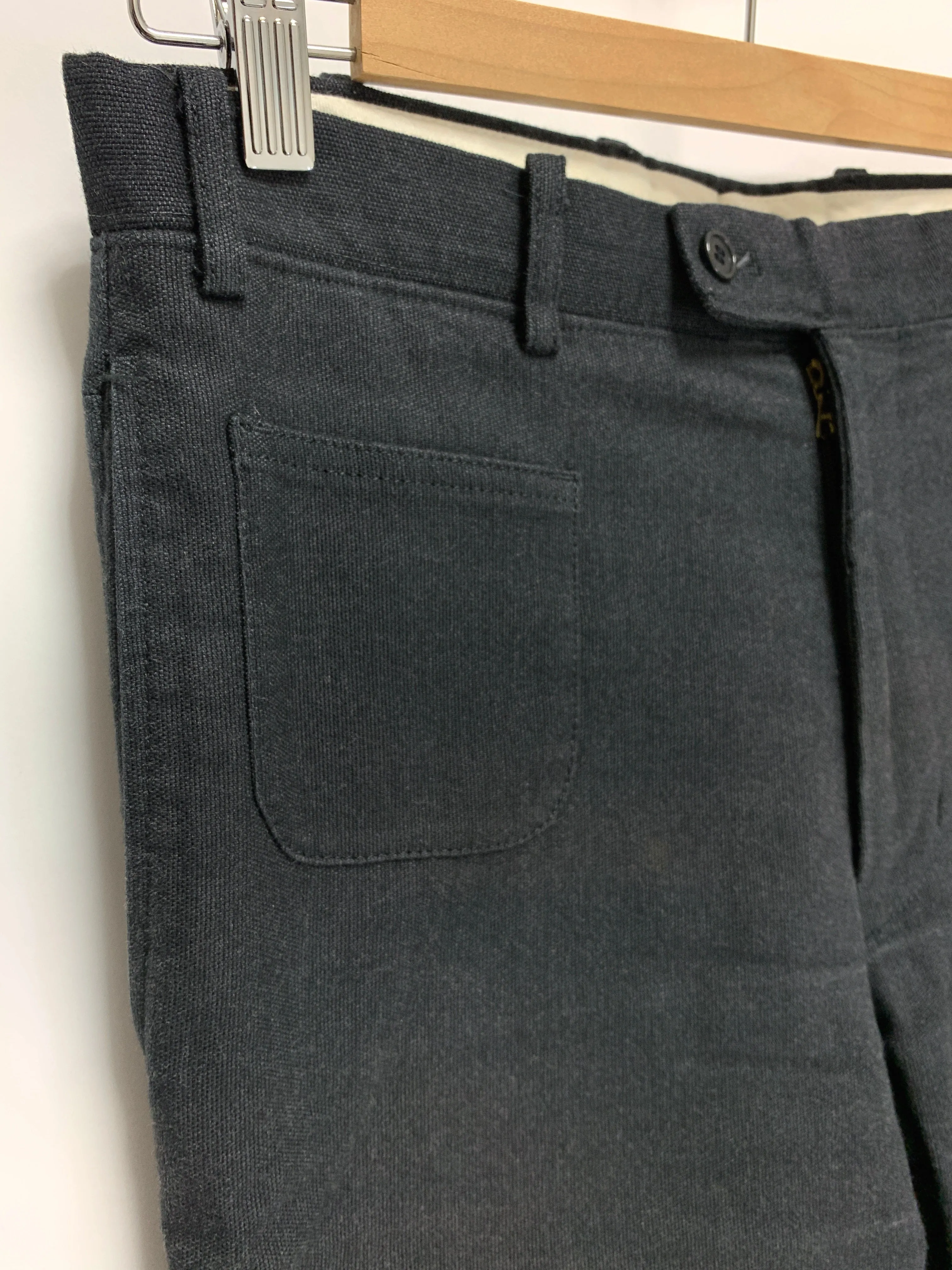 [M] Visvim Zermatt Slack Pants Black