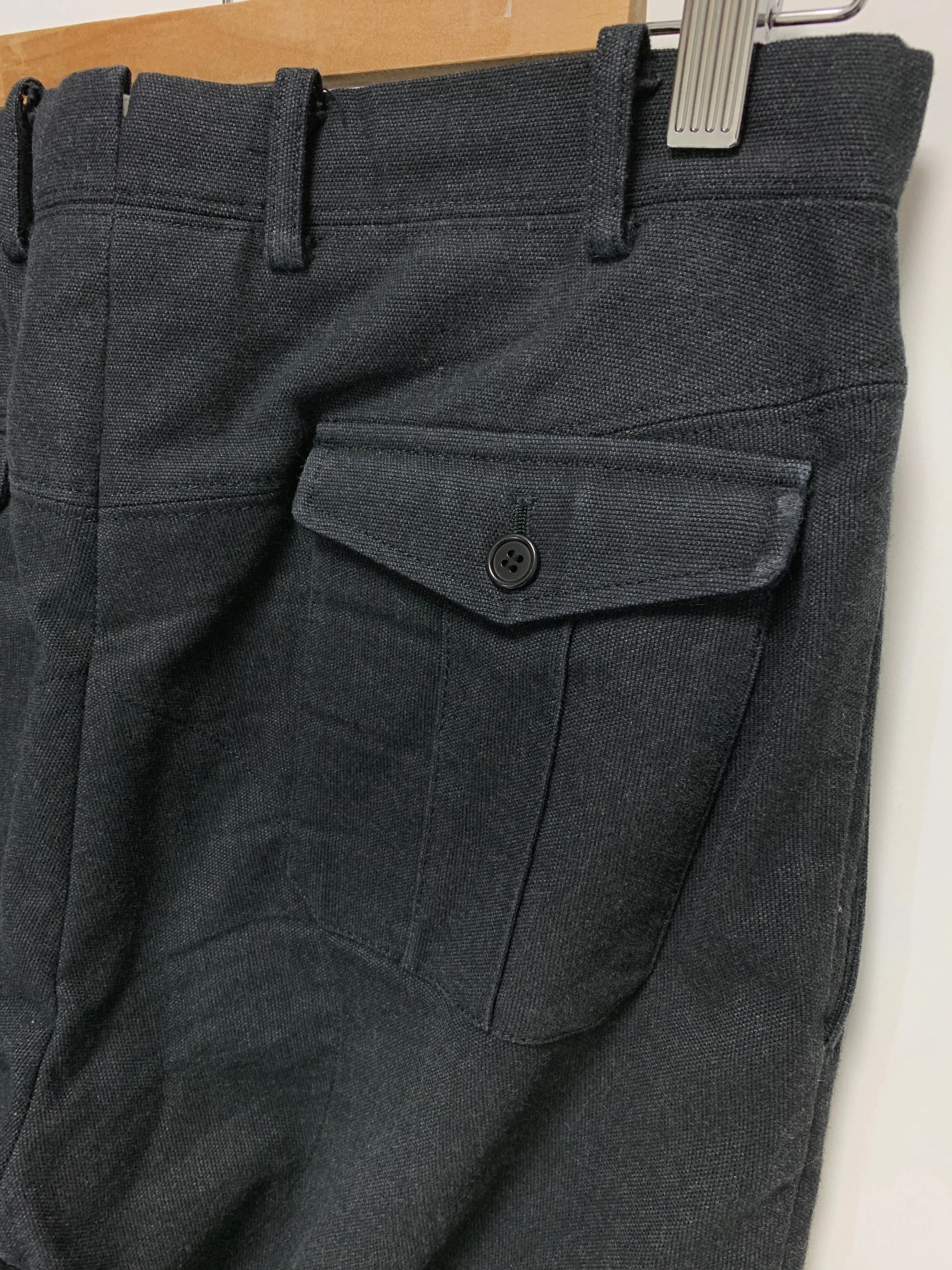 [M] Visvim Zermatt Slack Pants Black