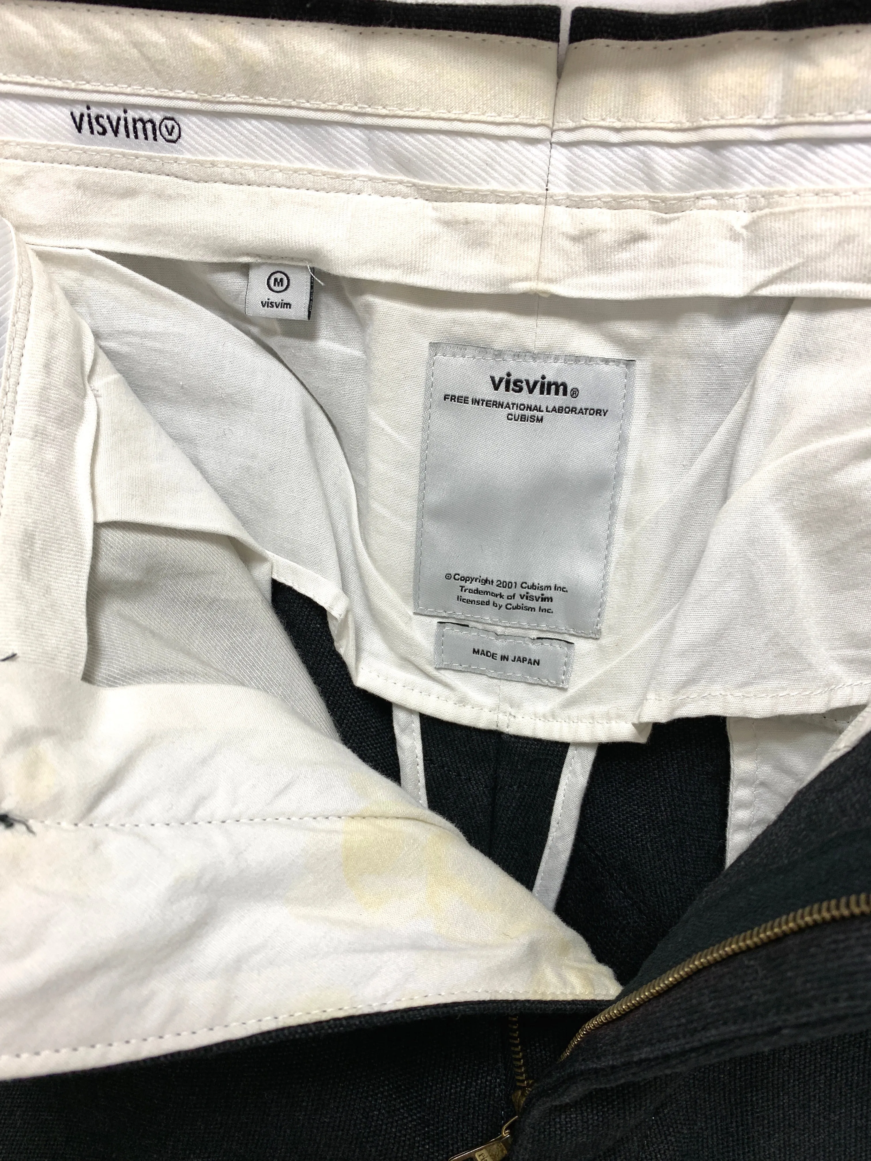 [M] Visvim Zermatt Slack Pants Black