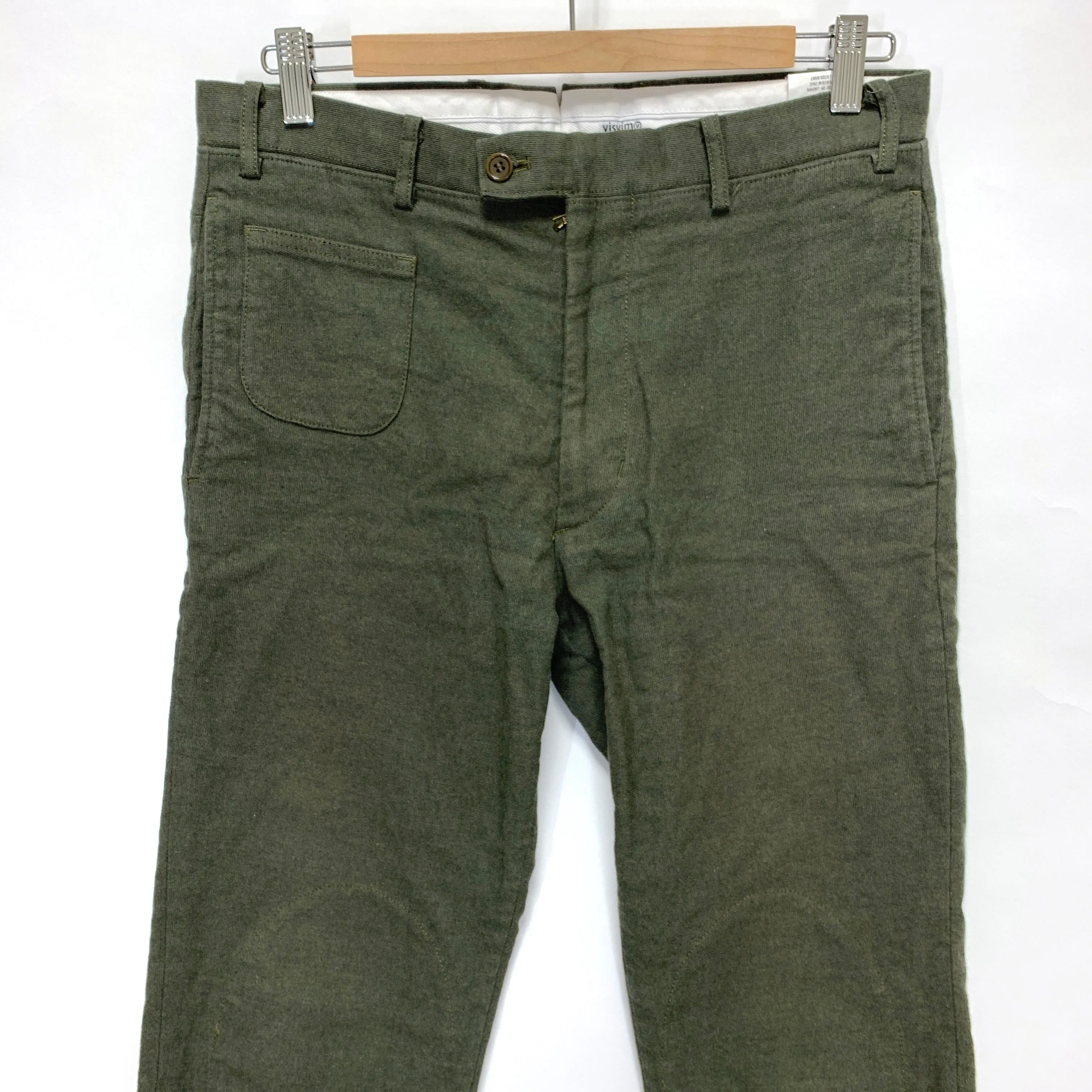 [M] Visvim Zermatt Slack Pants Olive
