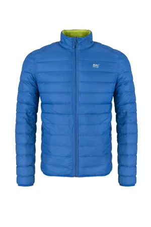 Mac in a Sac Polar Mens Reversible Down Jacket - Electric Blue Lime Punch