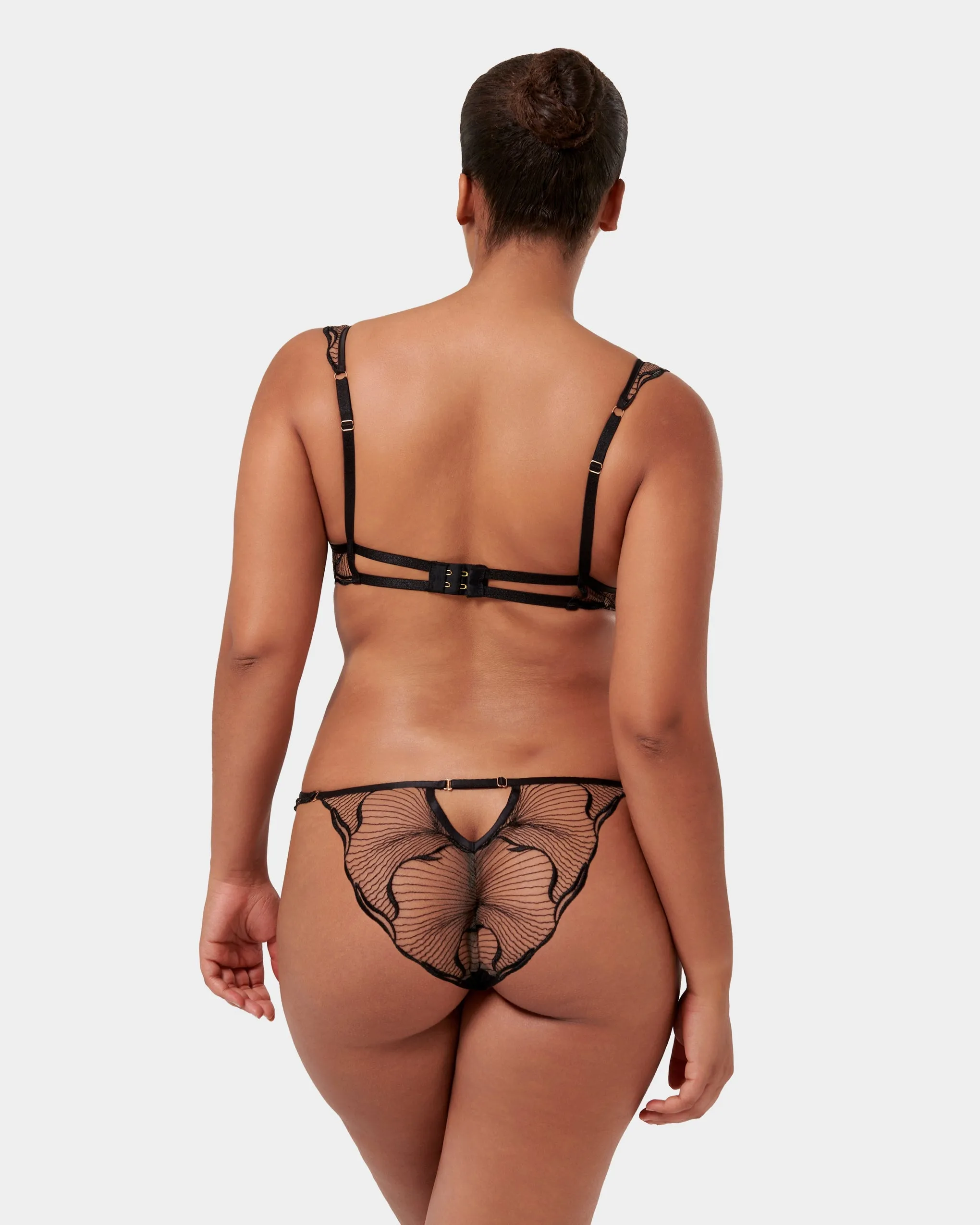 Marabel Panty Black/Sheer