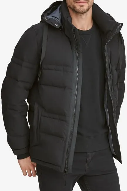 Marc NY "Huxley" Down Jacket-Black