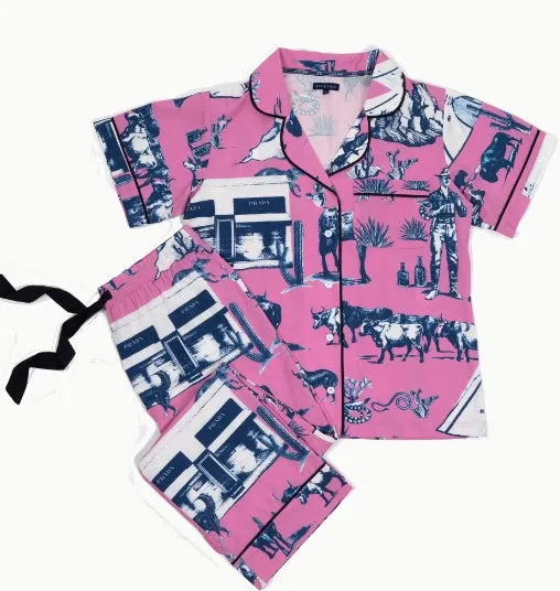 Marfa Toile Pajama Pant Set