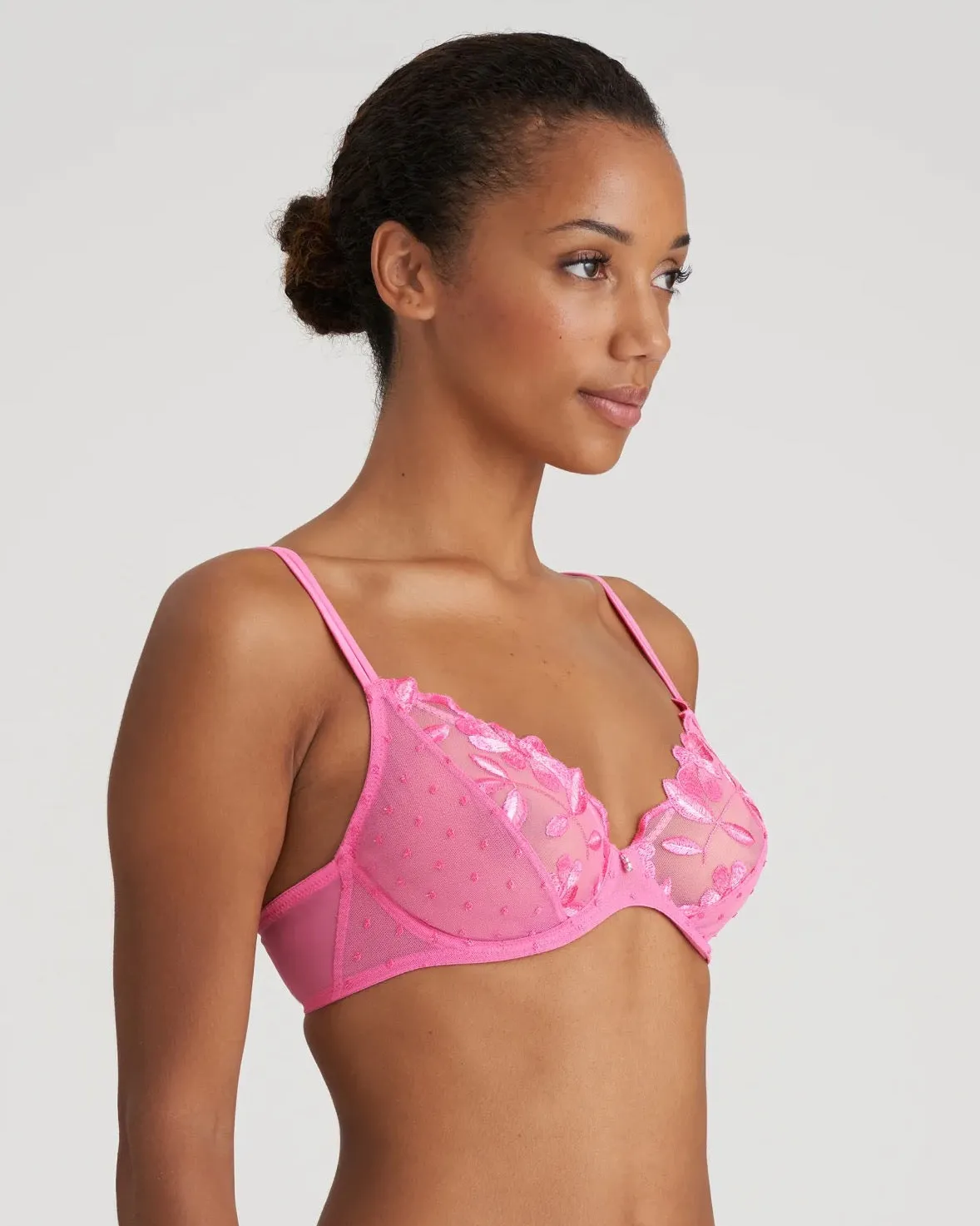 Marie Jo - Agnes Deep Plunge Wire Bra - Paradise Pink