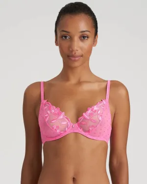 Marie Jo - Agnes Deep Plunge Wire Bra - Paradise Pink