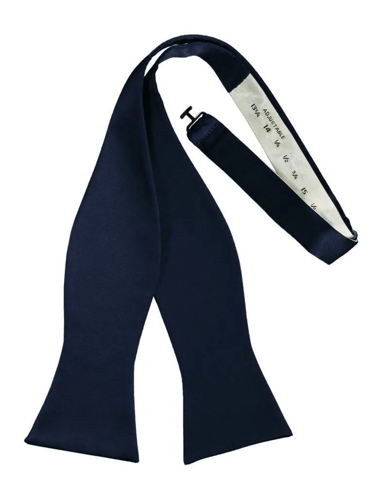 Marine Luxury Satin Bow Tie