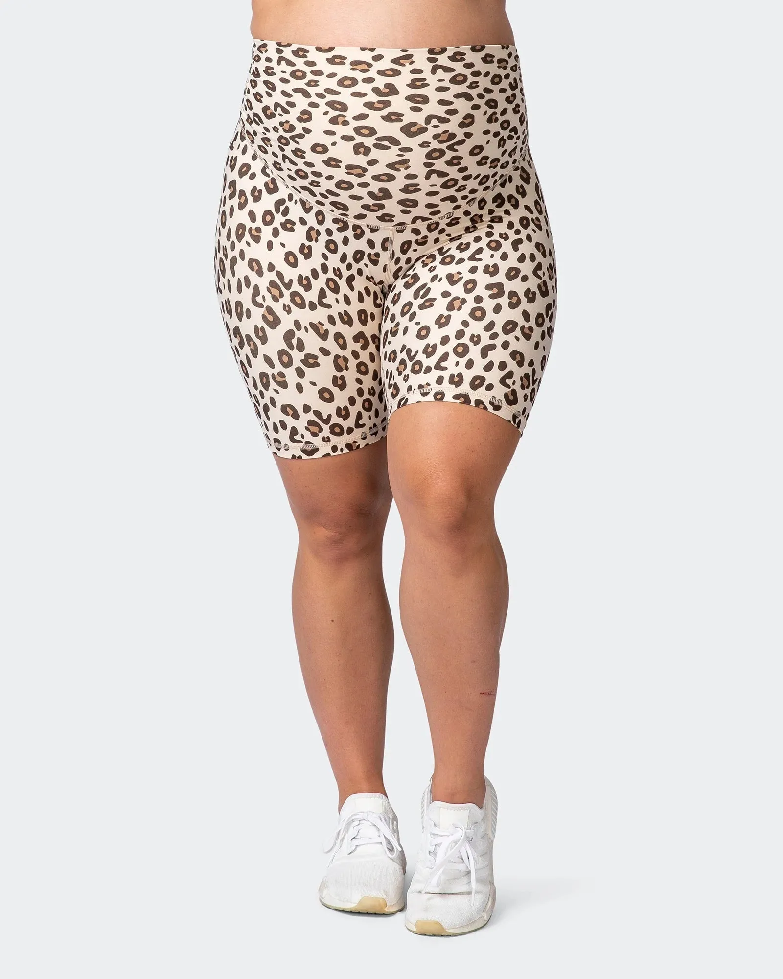 Maternity Everyday Bike Short - Cheetah Print
