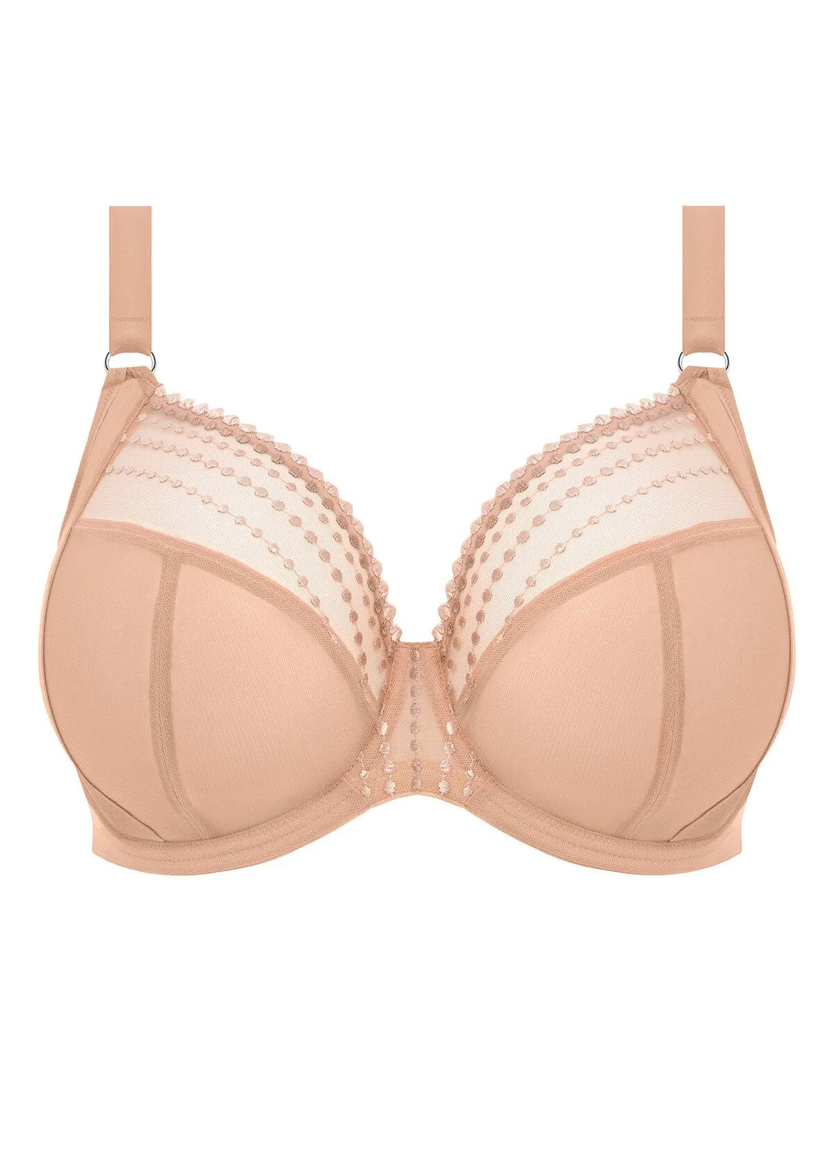 Matilda Underwire Plunge Bra - Cafe Au Lait