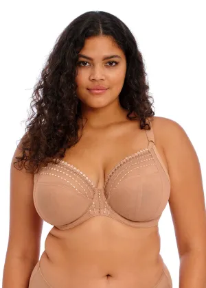 Matilda Underwire Plunge Bra - Cafe Au Lait