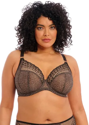 Matilda Underwire Plunge Bra - Leopard Print