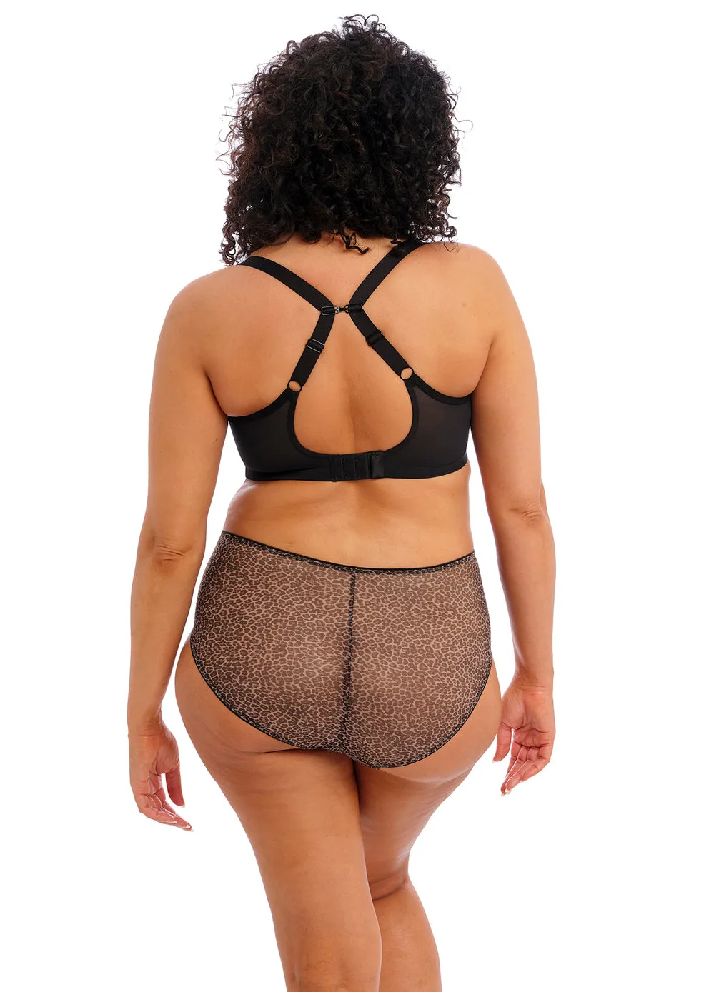 Matilda Underwire Plunge Bra - Leopard Print