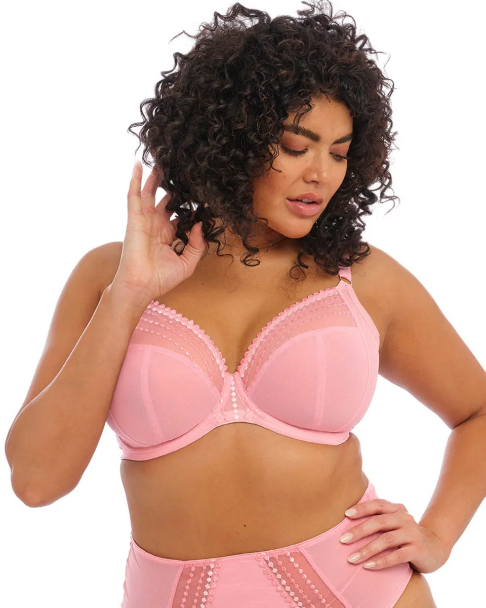 Matilda Underwire Plunge Bra - Rose