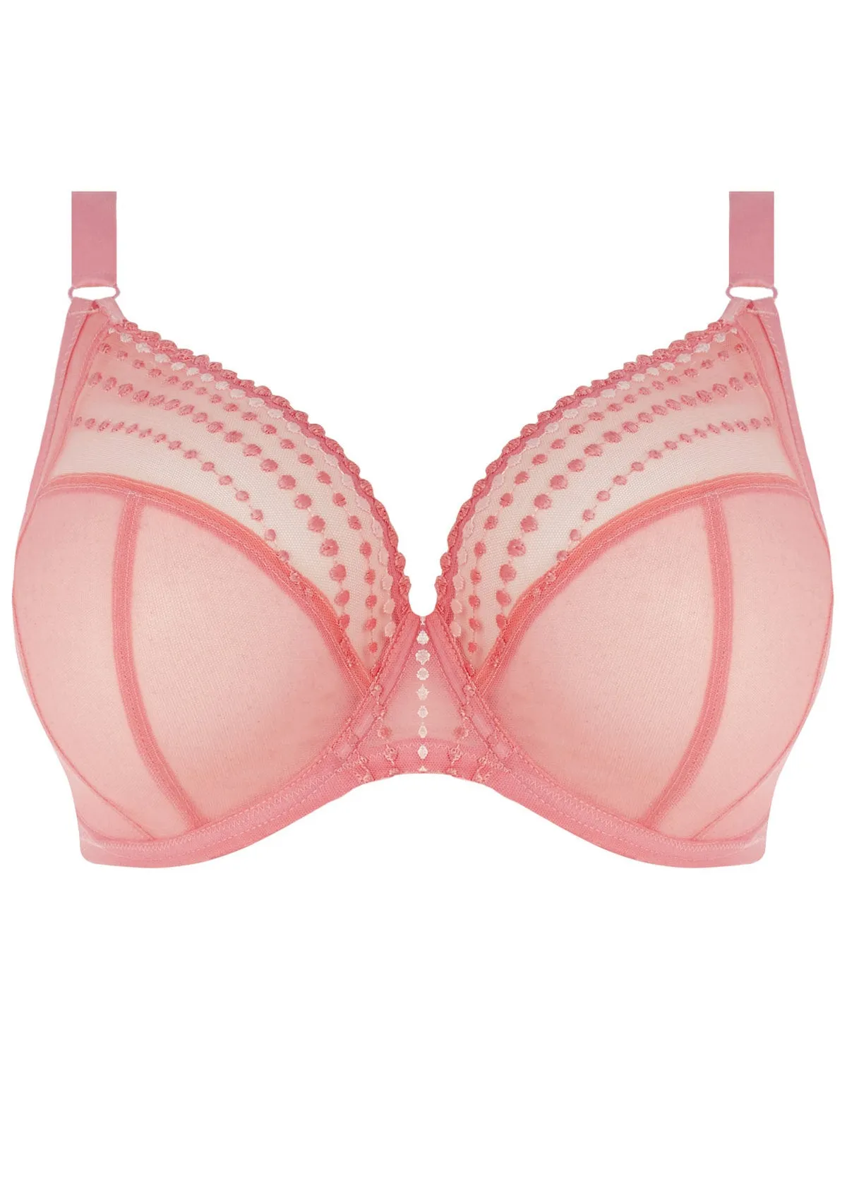 Matilda Underwire Plunge Bra - Rose
