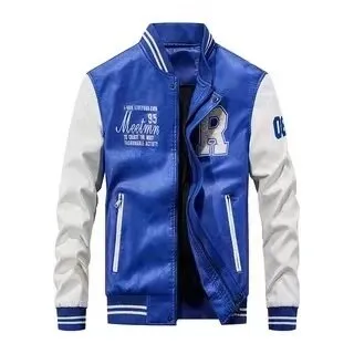 Men Slim Fit  Stand Collar  Coat