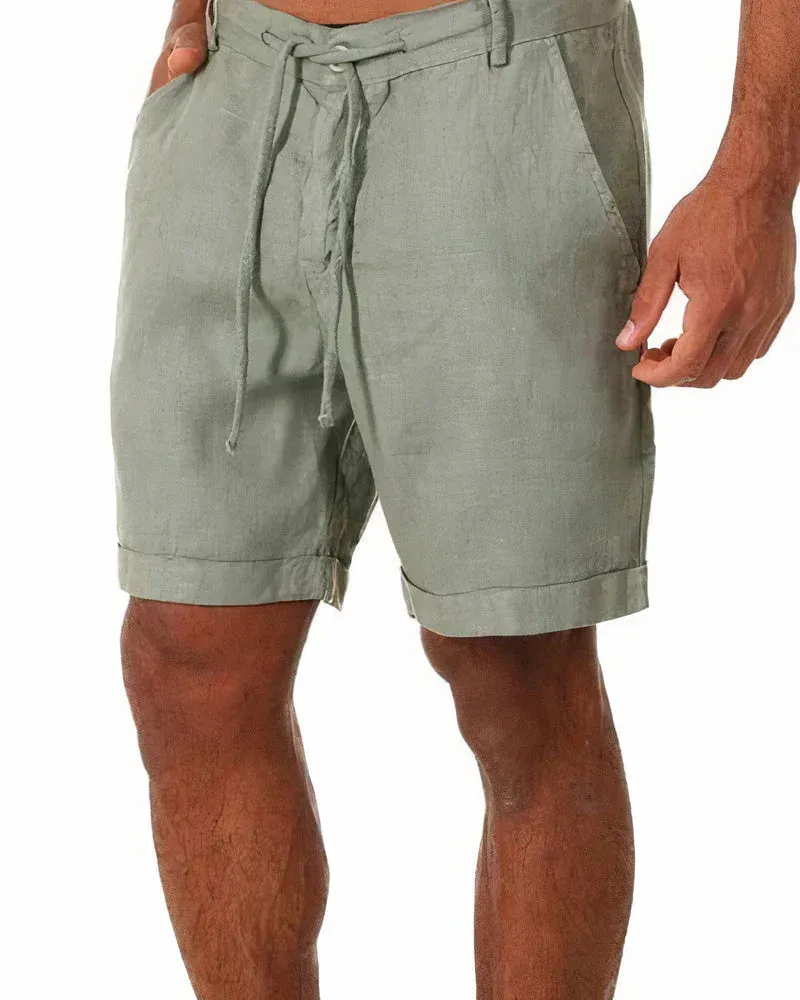 Men's linen shorts - rob