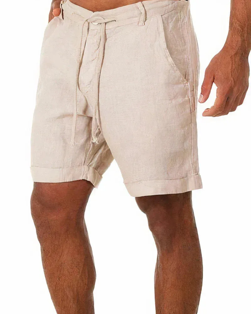 Men's linen shorts - rob