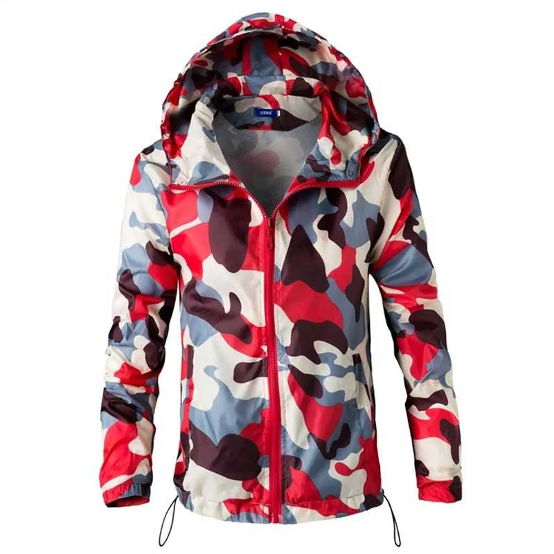 Men's Military Zip Jacket Up To 5XL And 5 Colors