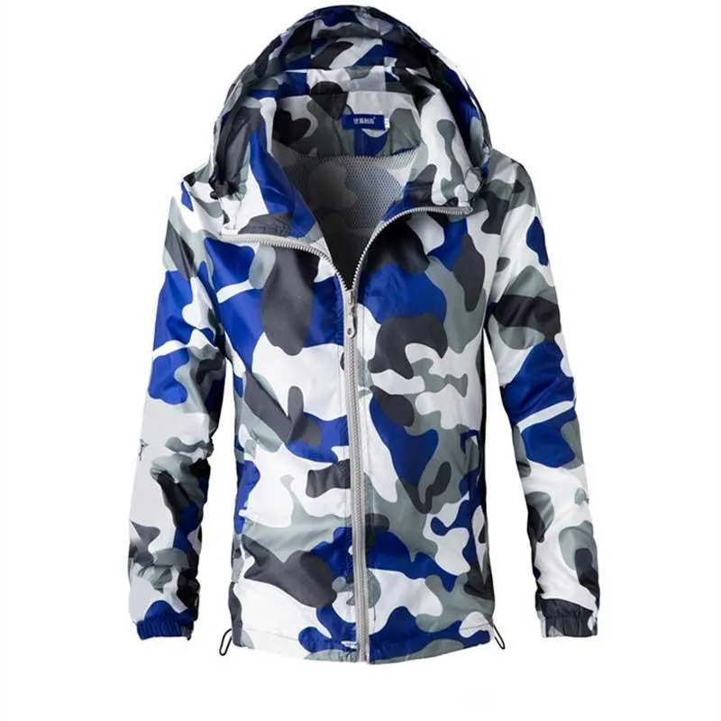 Men's Military Zip Jacket Up To 5XL And 5 Colors