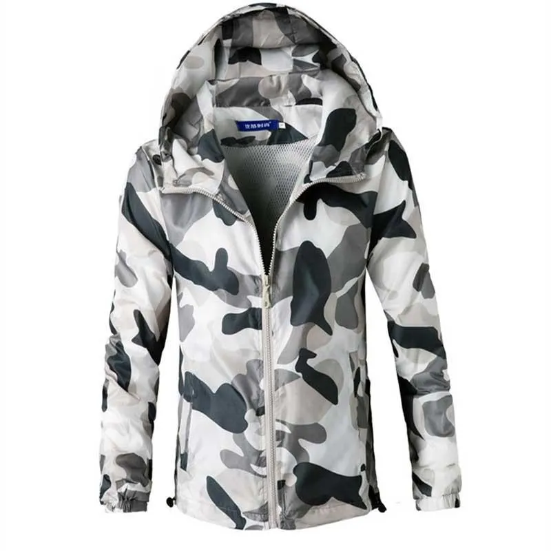 Men's Military Zip Jacket Up To 5XL And 5 Colors