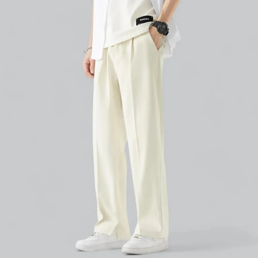 Men's Relaxed Fit Casual Trouser | Wide Leg