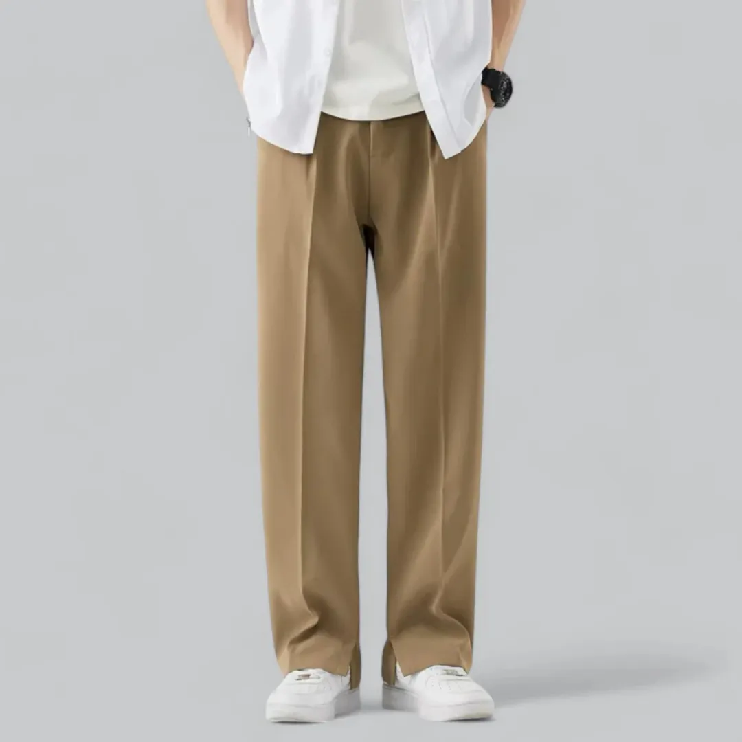 Men's Relaxed Fit Casual Trouser | Wide Leg