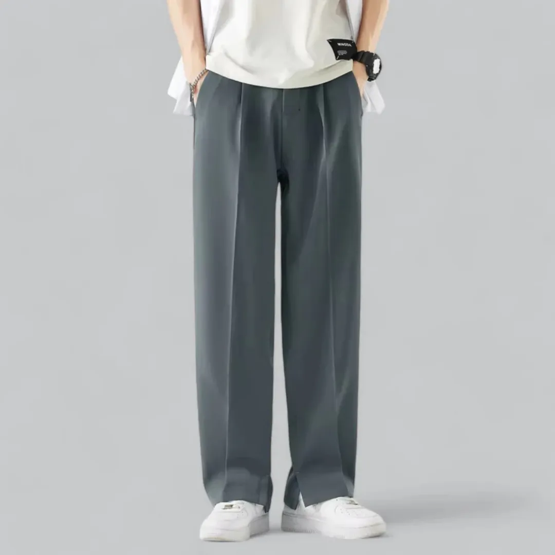Men's Relaxed Fit Casual Trouser | Wide Leg