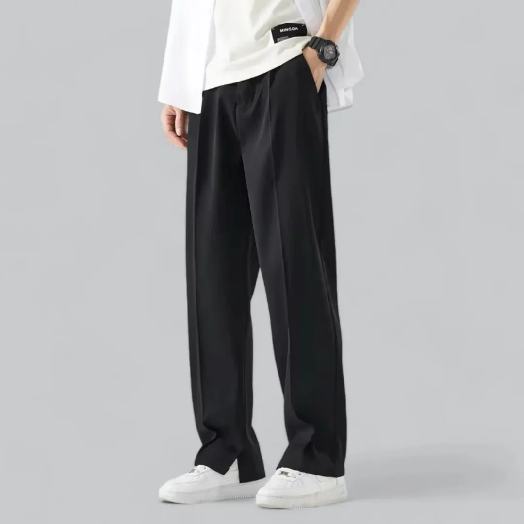 Men's Relaxed Fit Casual Trouser | Wide Leg