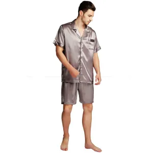 Men's Silk Pajama Set