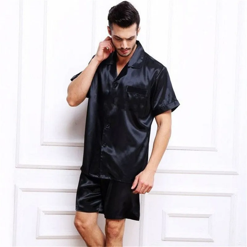 Men's Silk Pajama Set