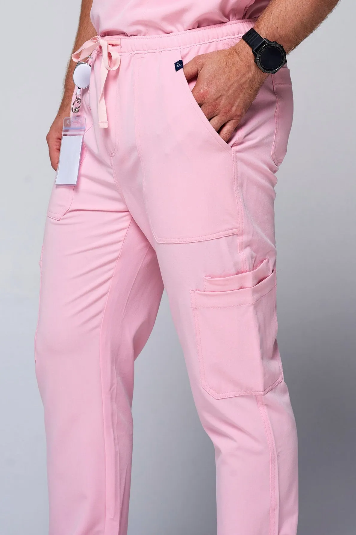 Men's Straight-Cut 9-Pocket Cargo Pants