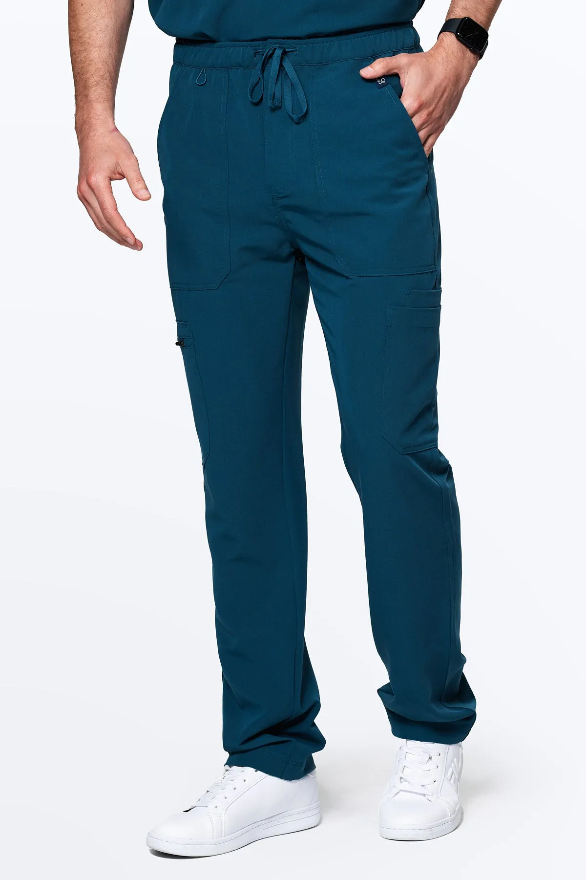 Men's Straight-Cut 9-Pocket Cargo Pants