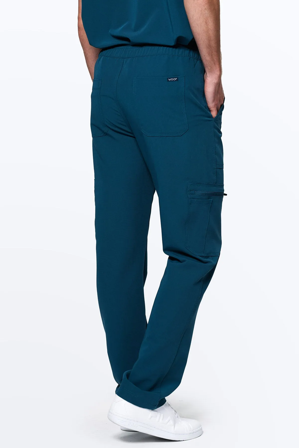 Men's Straight-Cut 9-Pocket Cargo Pants