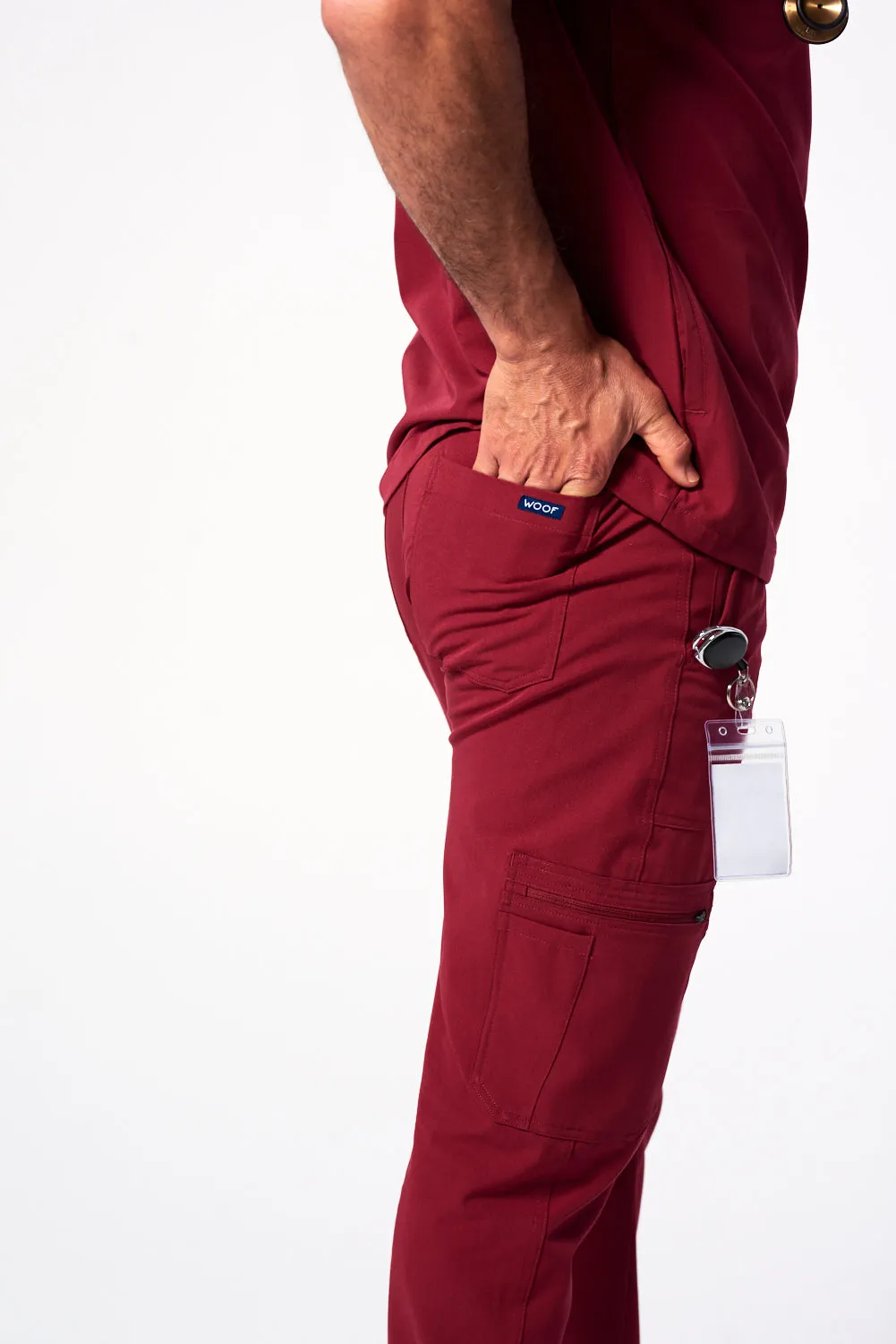 Men's Straight-Cut 9-Pocket Cargo Pants