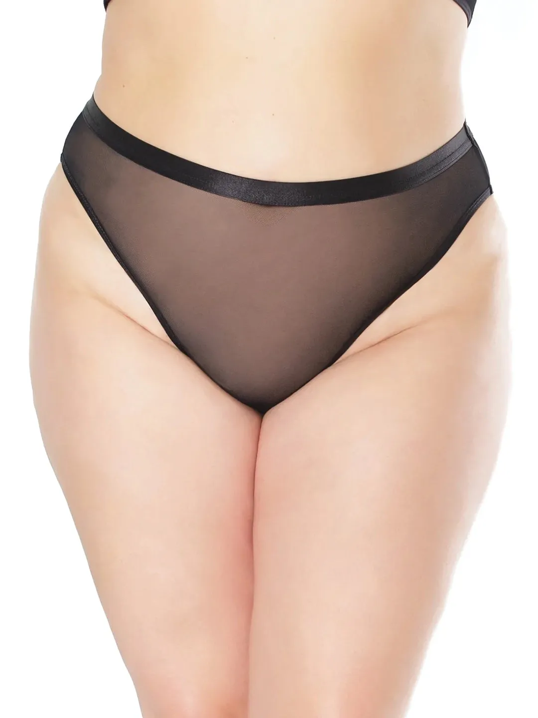 Mesh Crotchless Brief