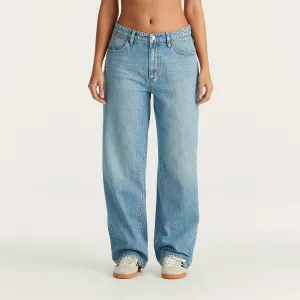 MID JOPLIN RELAXED JEAN - GEMSTONE BLUE