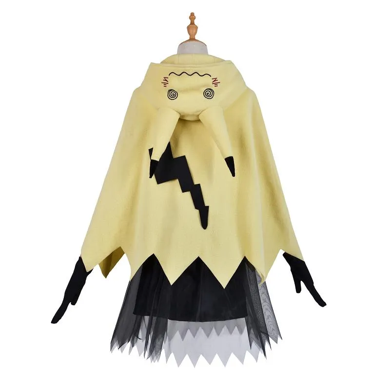Mimikyu Cartoon Suit Women Pajama Anime Cloak Dress Costume Halloween Cloak for Adults Cute Pajamas