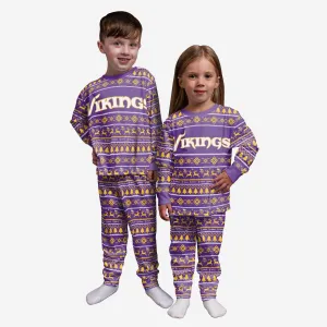 Minnesota Vikings Toddler Family Holiday Pajamas