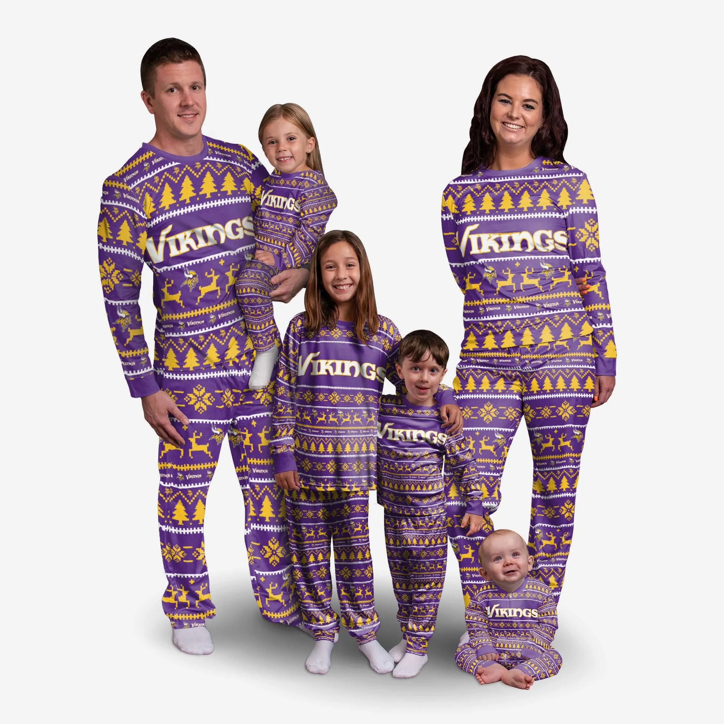 Minnesota Vikings Toddler Family Holiday Pajamas