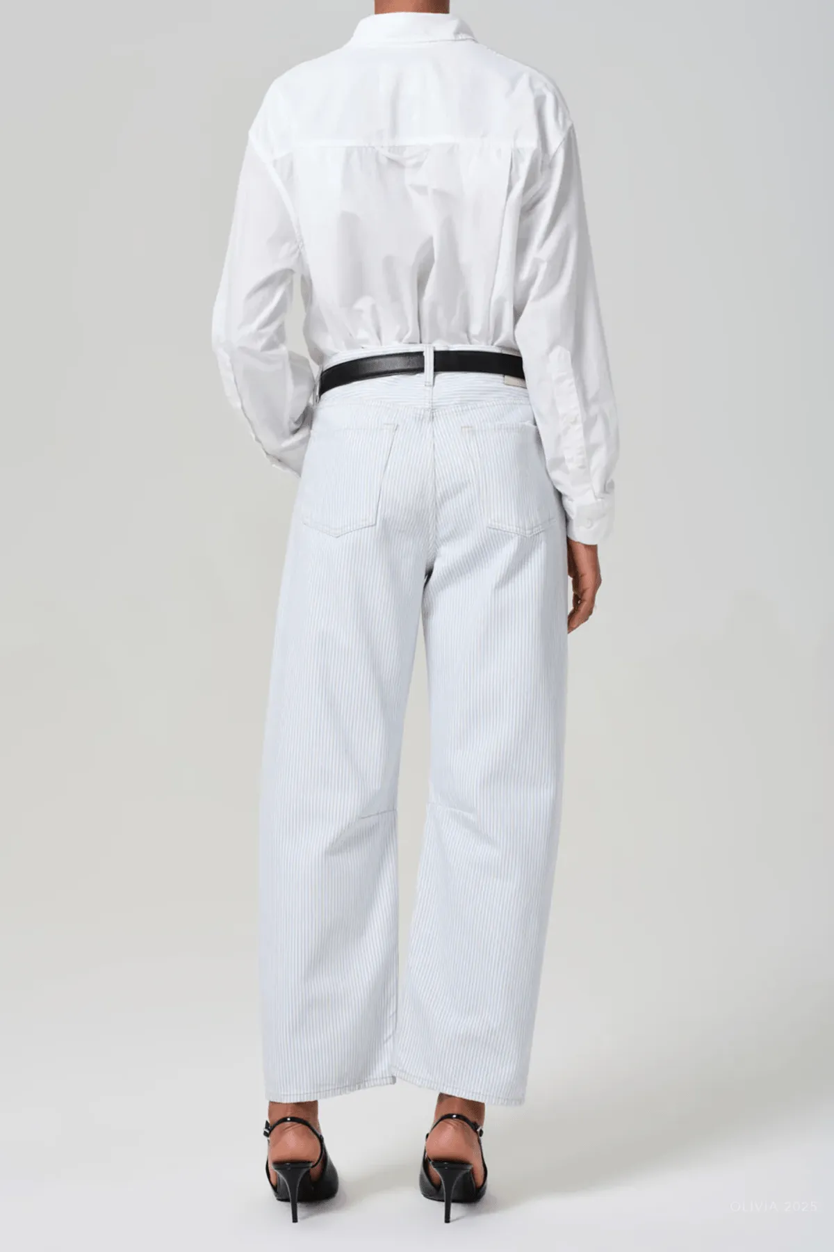 Miro Rework Relaxed Jean in Marine Stripe