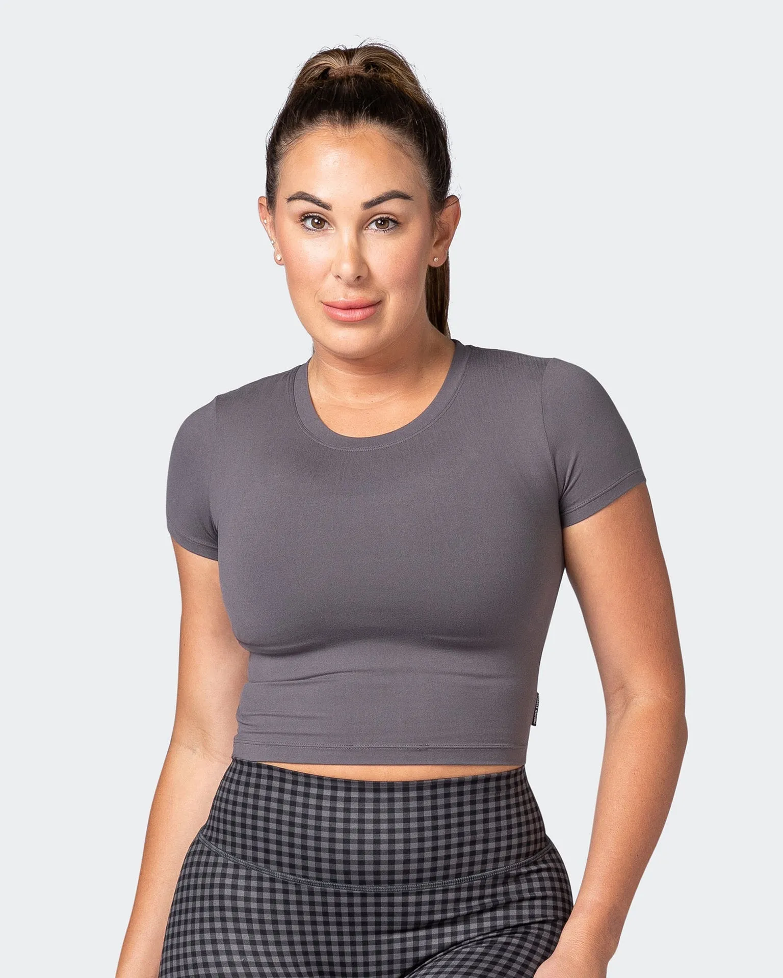 MN Everyday Cropped Tee - Alloy